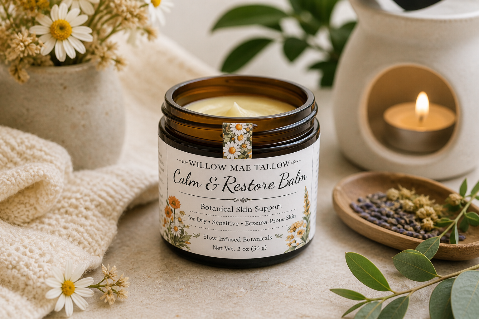 Calm and Restore Tallow Balm