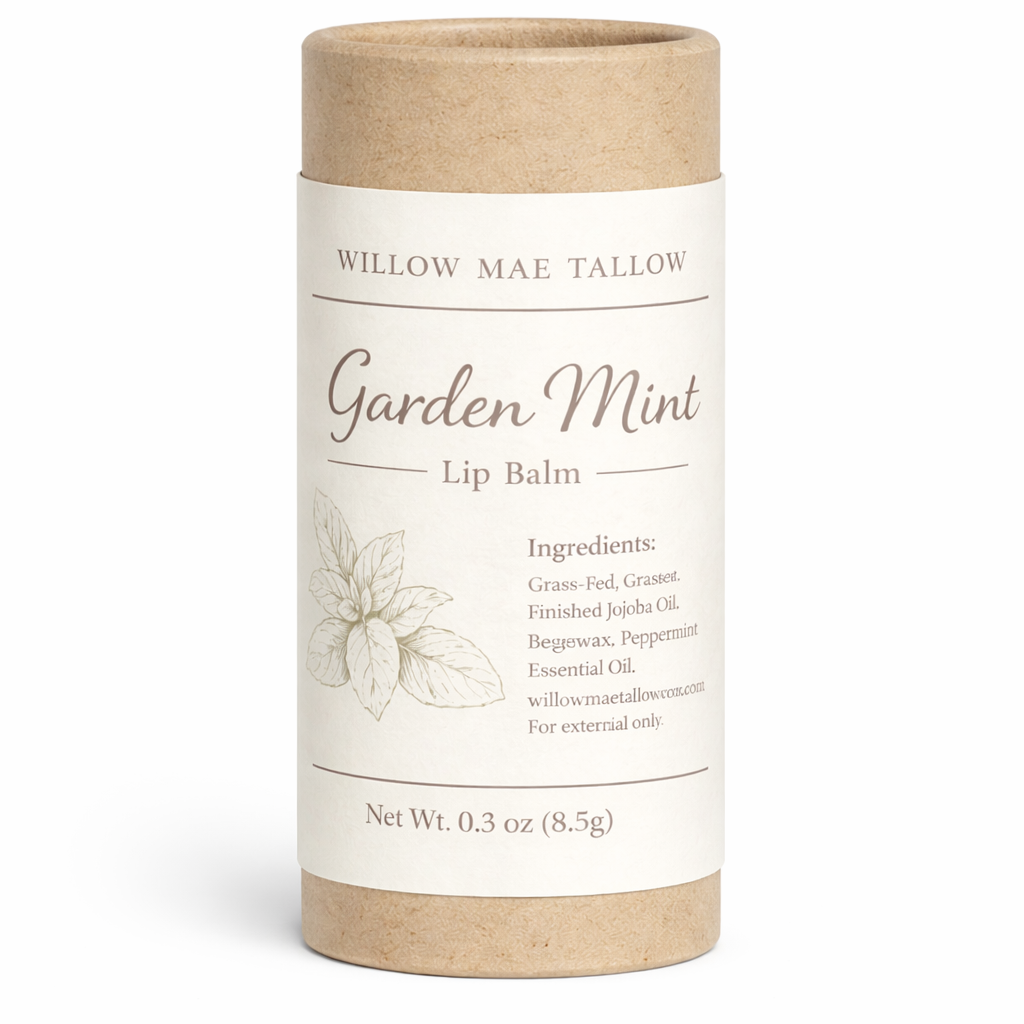 Vanilla Bean Tallow Lip Balm