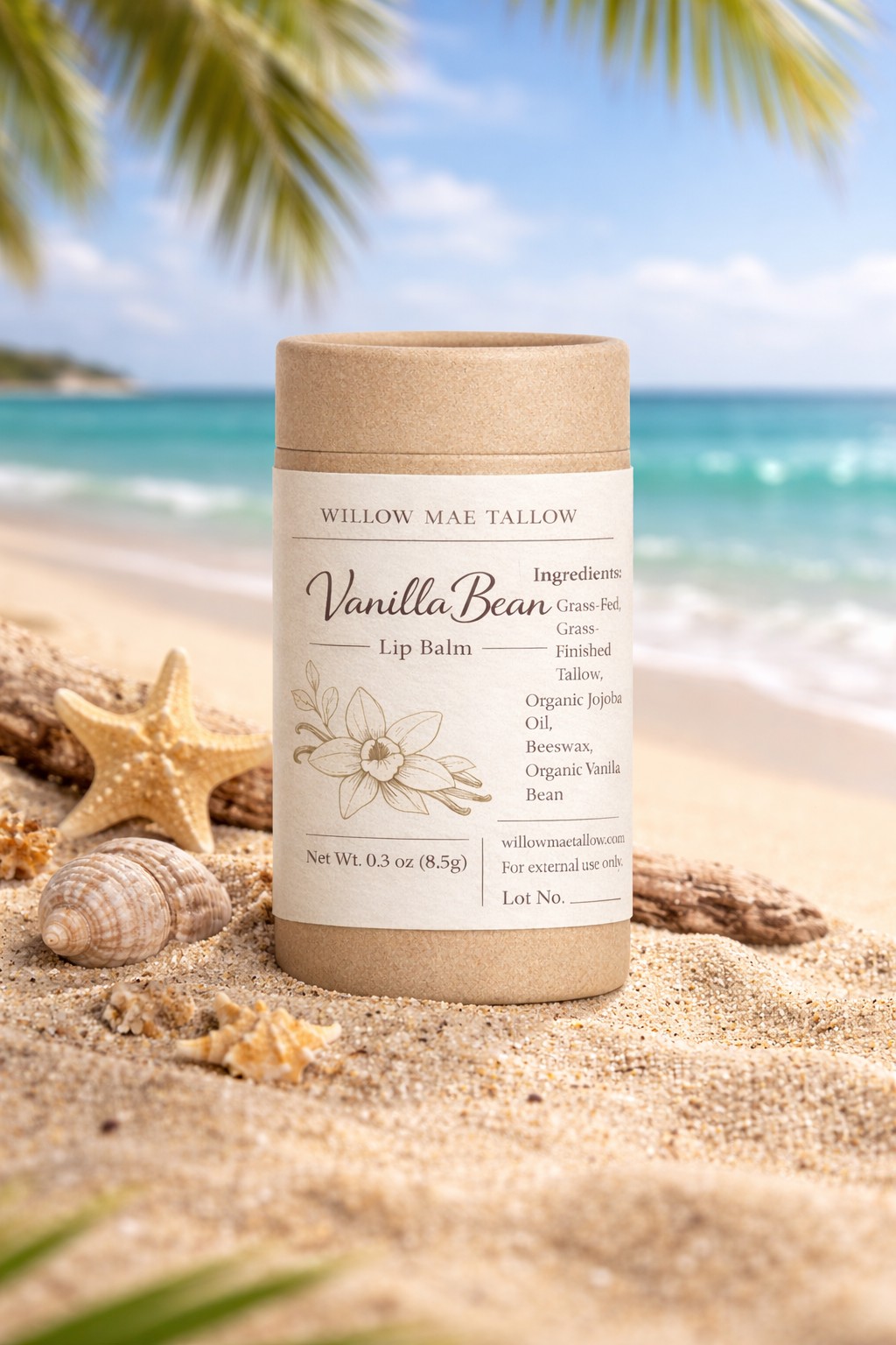 Vanilla Bean Tallow Lip Balm