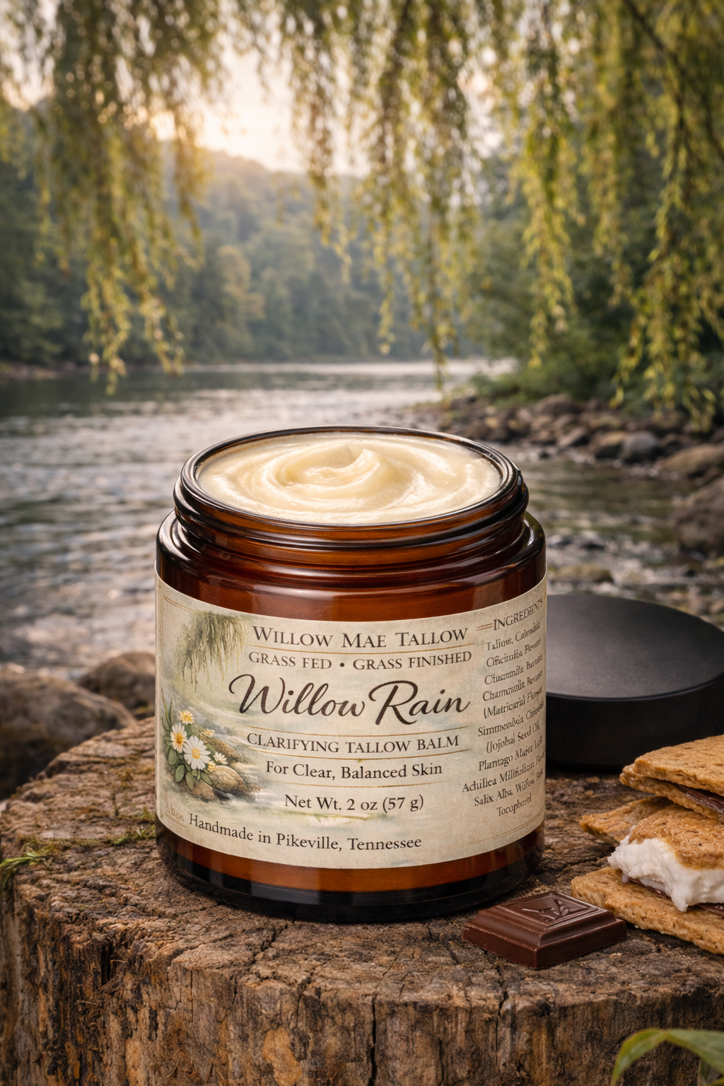 Willow Rain -Clear Skin Herbal Tallow Balm