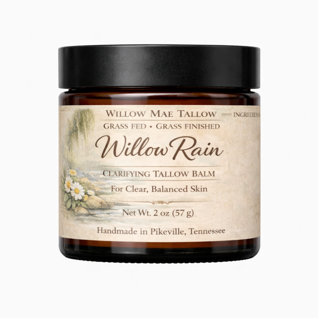 Willow Rain -Clear Skin Herbal Tallow Balm